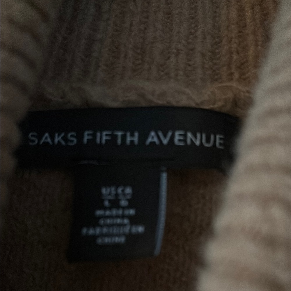Saks Fifth Avenue Tan Knit Lounge Set - Picture 5 of 5